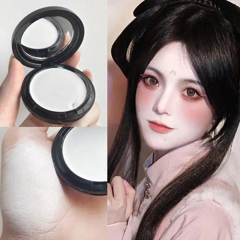 White Body Paint & Foundation for Halloween Cosplay Face & Body Makeup