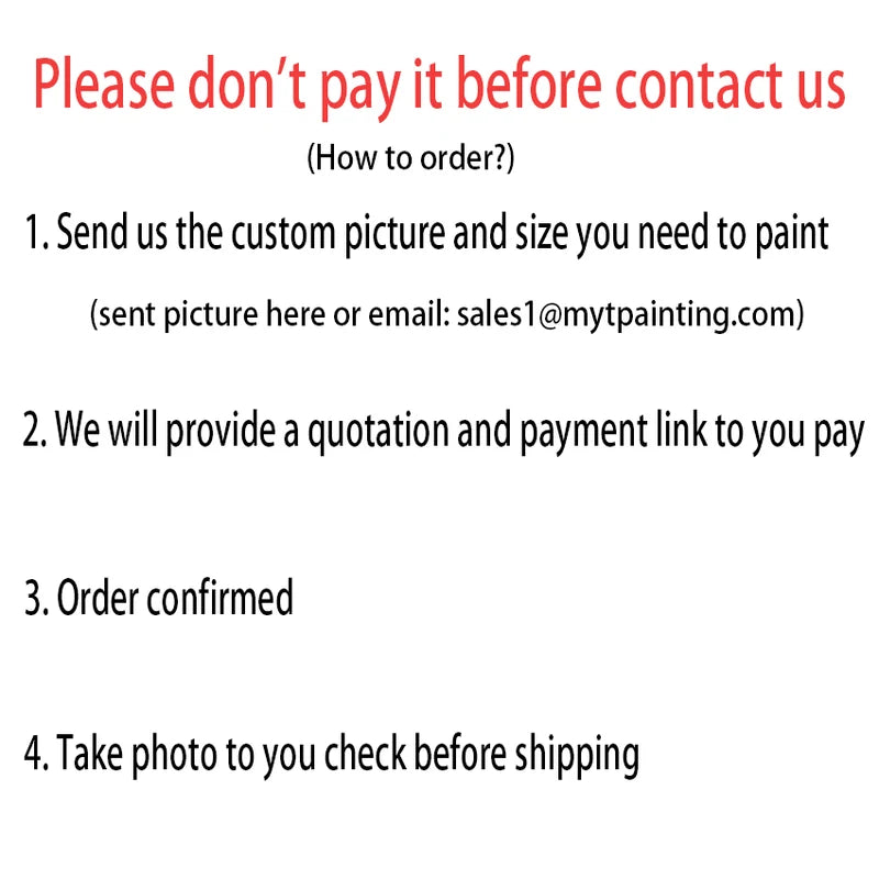 Custom Canvas Oil Painting from Photos - Wedding, Pet, Family Wall Art