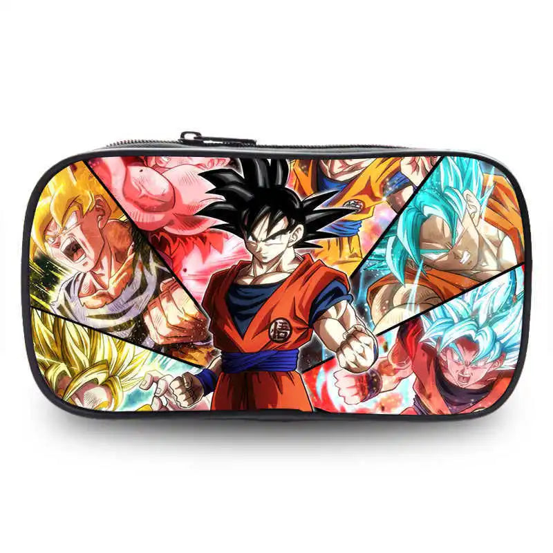 Dragon Ball Cartoon Anime Pencil Case Storage Bag for Students