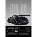 German Sports Car RS-S GT3 Canvas Wall Art - Collection Home Office Decor
