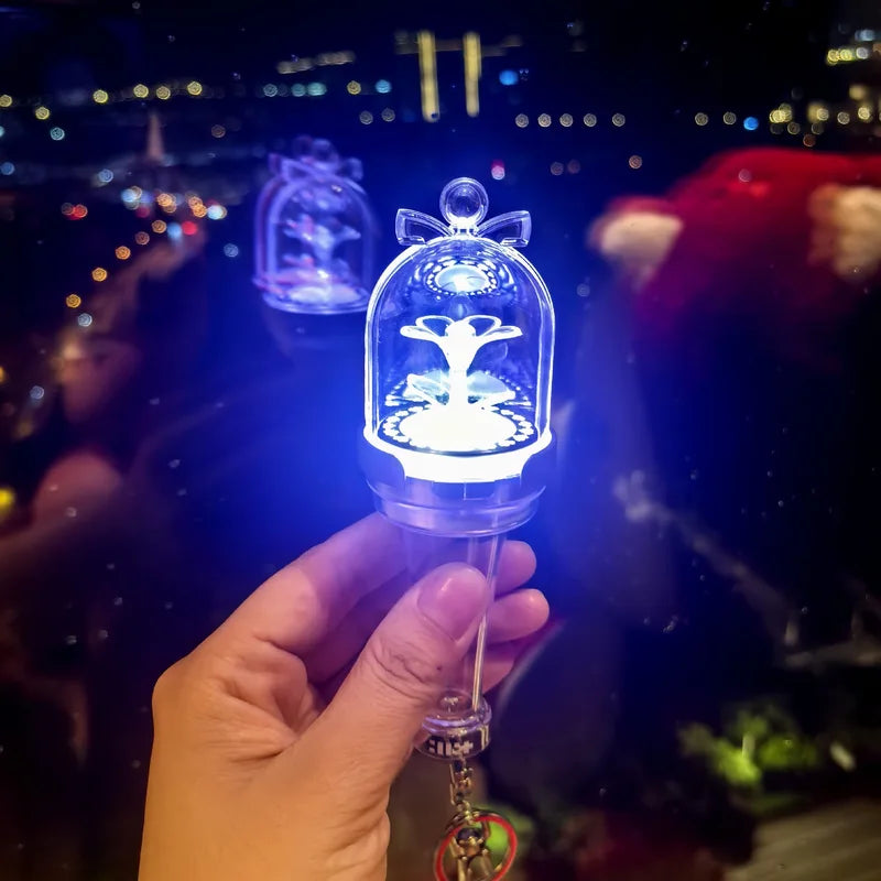 Mini Lightstick Keychain for Kpop Fans - Yunah Minju Moka Wonhee Iroha Gift