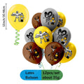 Kids Party Latex Balloons Set - Robot 99 Nights in the Forest Design, 12 Pack