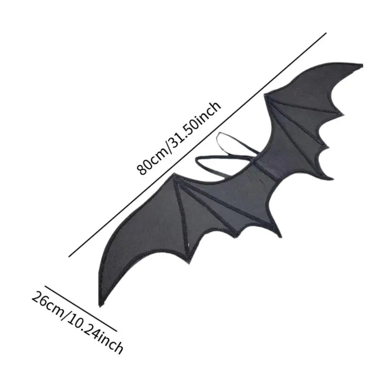 Lightweight Bat Wing Halloween Costume Accessory for Cosplay & Parties