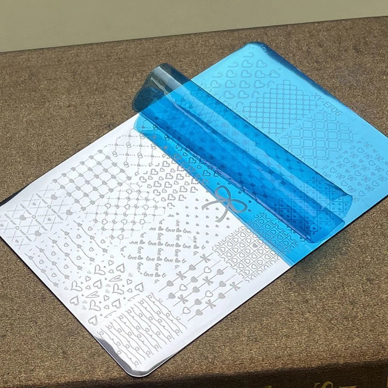 Nail Stamping Plates Set - Multi-Style Nail Art Stencils for Professional & Home Use