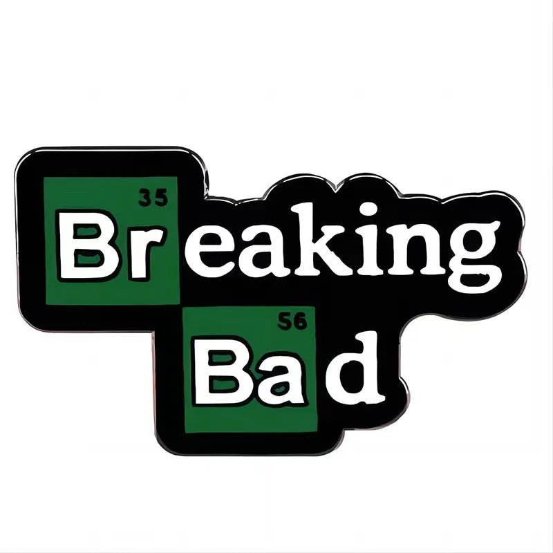 Breaking Bad Enamel Pin for Jackets Backpack Brooch Metal Badge Gift