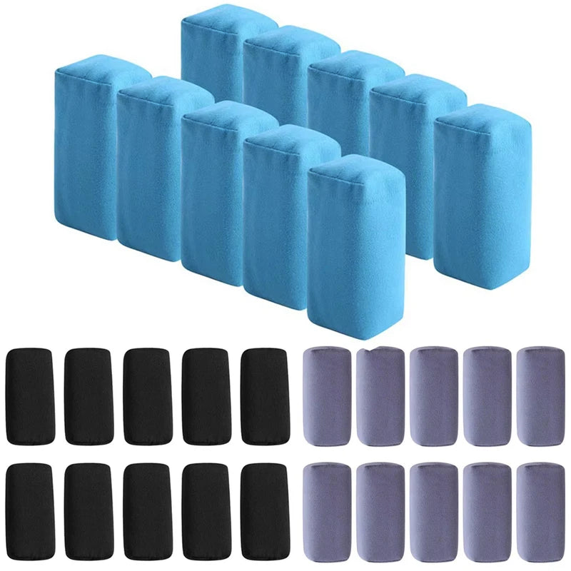 10 pcs Car Detailing Suede Applicator Pads for Ceramic Coating and Paint Care