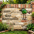 Bohemian-Style Iron Bird Wall Decoration for Garden and Fence Outdoor Decor