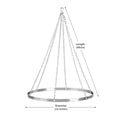 12/24 Inch Silver Metallic Ceiling Drape Kit for Weddings & Events - Hardware Included