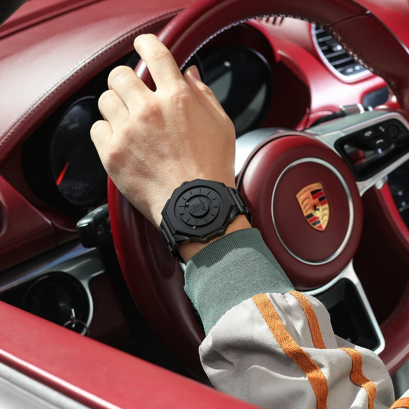 Men's Waterproof Stainless Steel Quartz Wristwatch - Business & Fashion Watch