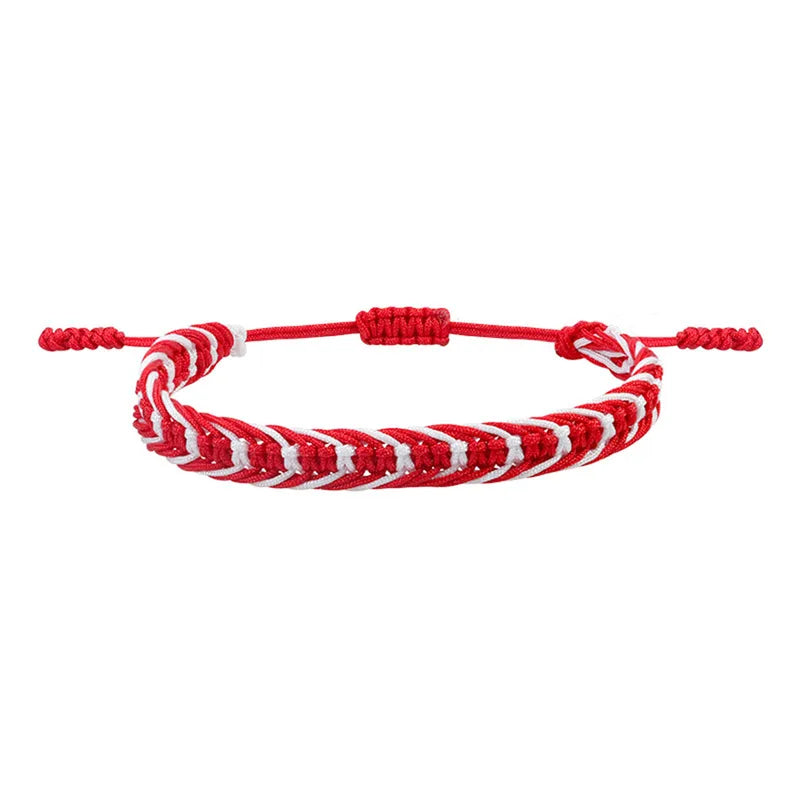 Multicolor Woven Friendship Bracelets - Ethnic Boho Braided String Jewelry