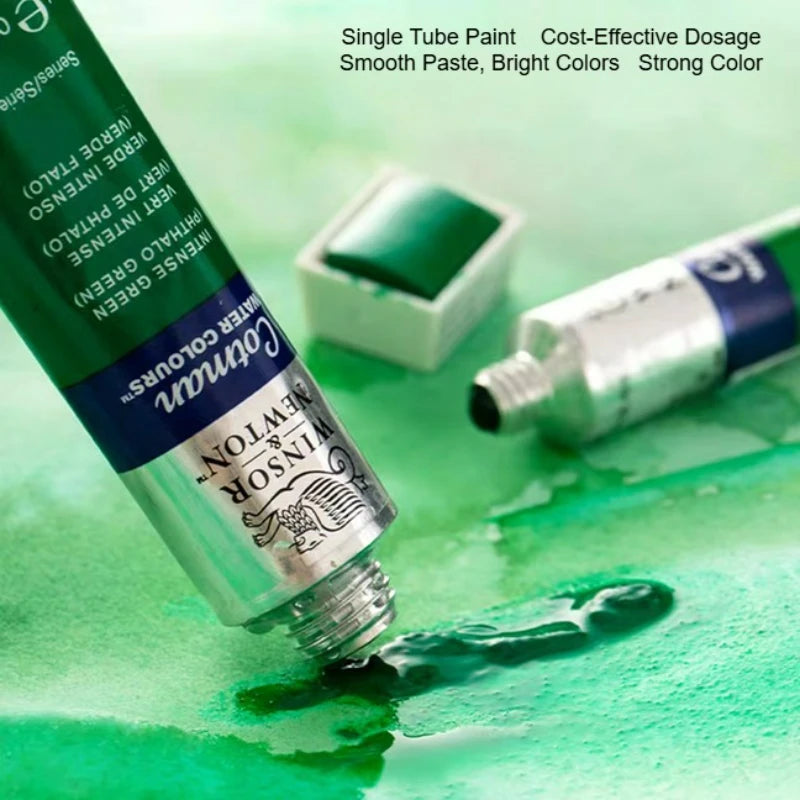 Watercolor Paint Tube Set - 8ml & 21ml Water-Soluble Art Supplies