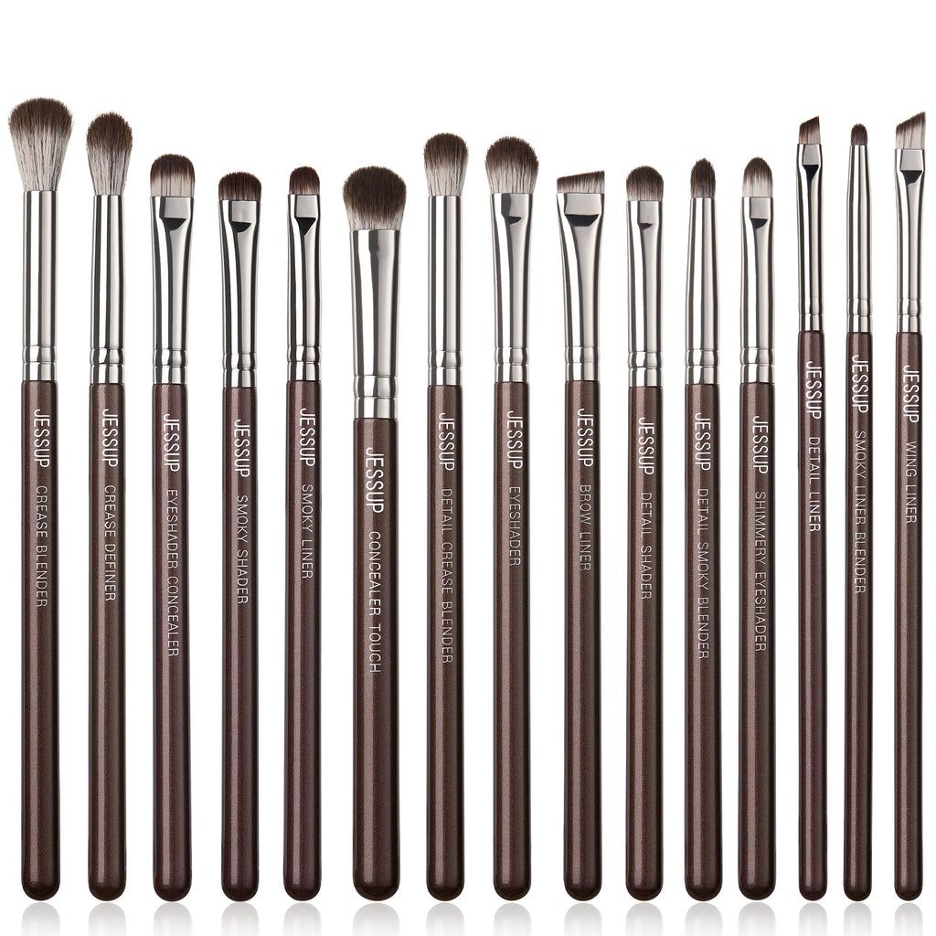 Premium Synthetic Makeup Brush Set 15/25pcs for Face & Eyes - Flawless Application