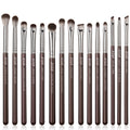 Premium Synthetic Makeup Brush Set 15/25pcs for Face & Eyes - Flawless Application