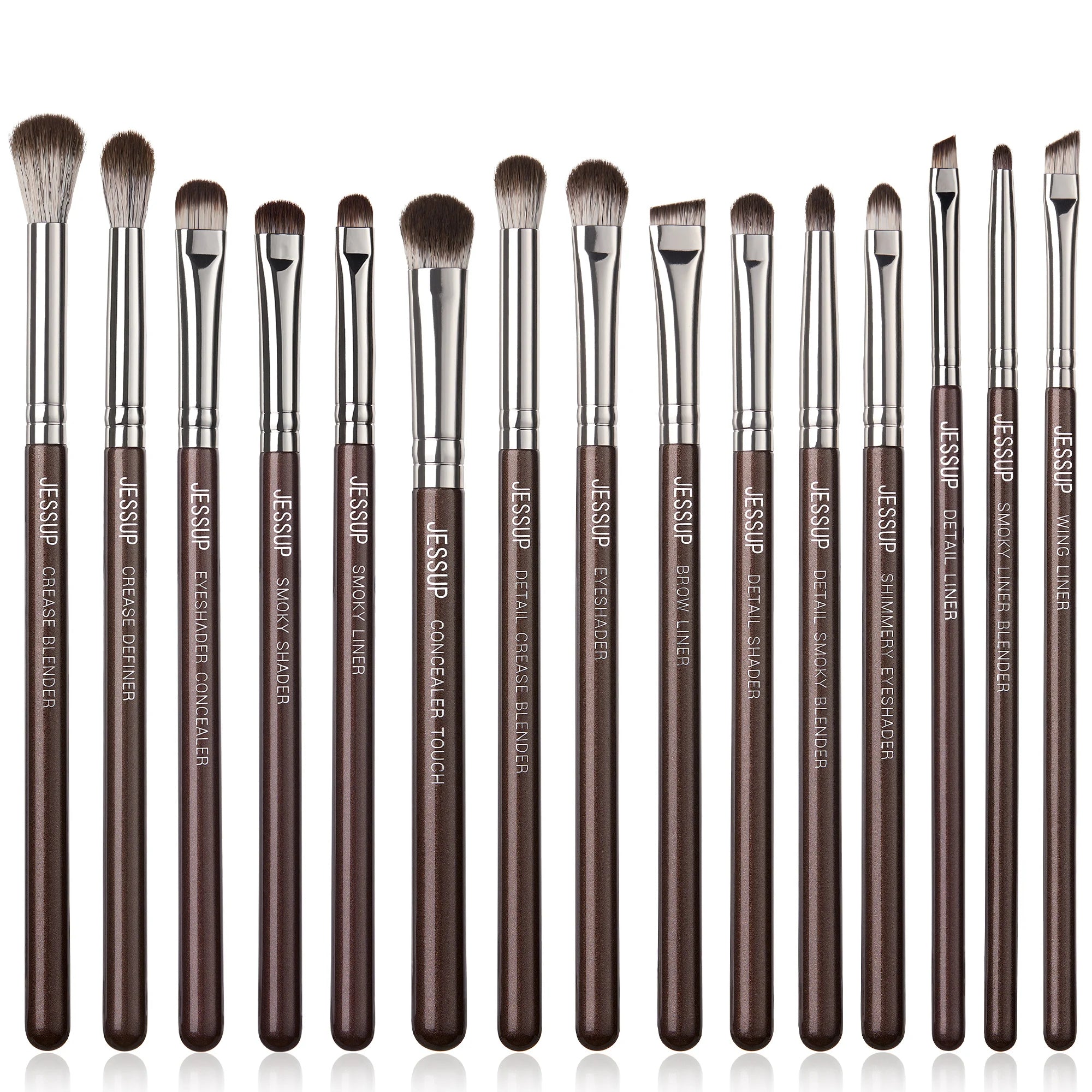 Premium Synthetic Makeup Brush Set 15/25pcs for Face & Eyes - Flawless Application