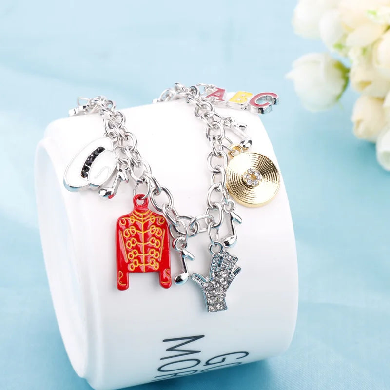 Michael Jackson BAD Necklace Rock Roll Pendant Punk Jewelry Men Women Gift