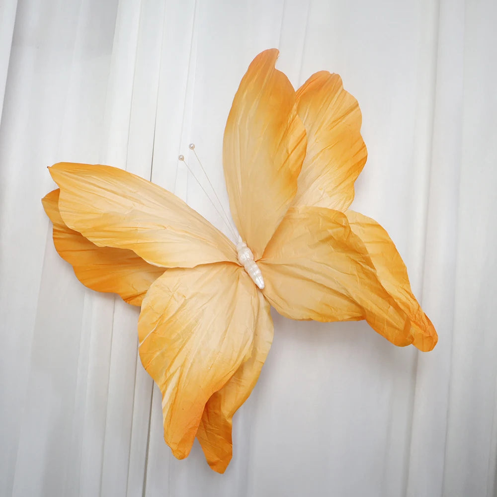 Large 3D Paper Butterfly Balcony Decorations for Weddings & Outdoor Events