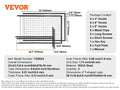Double-Sided Grid Wall Display Panels for Retail & Art Shows - 2 Pack