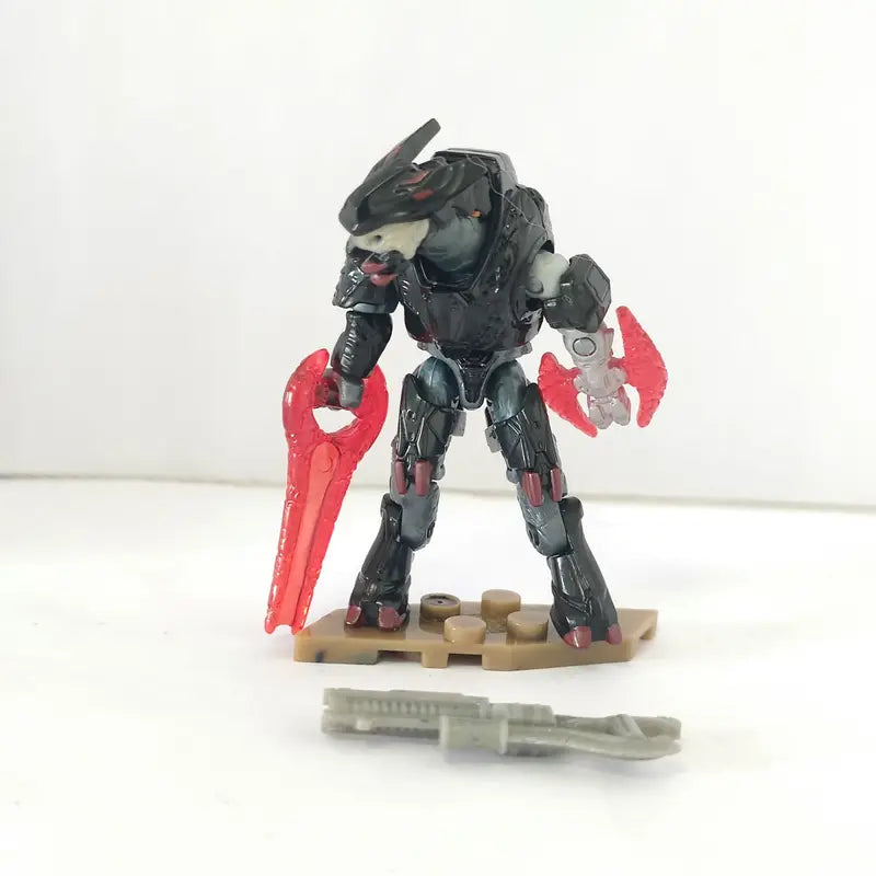 Mini Action Figures Set - Banished Phantom Spartan Griffin Brute & More, 2-Inch Collectible Toys (4 Pack)
