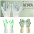 Waterproof Latex Kitchen Gloves - Non-Slip Dishwashing & Cleaning Gloves