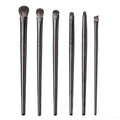 6pcs Eye Makeup Brush Set for Eyeshadow Eyeliner Contouring Portable Cosmetic Tools