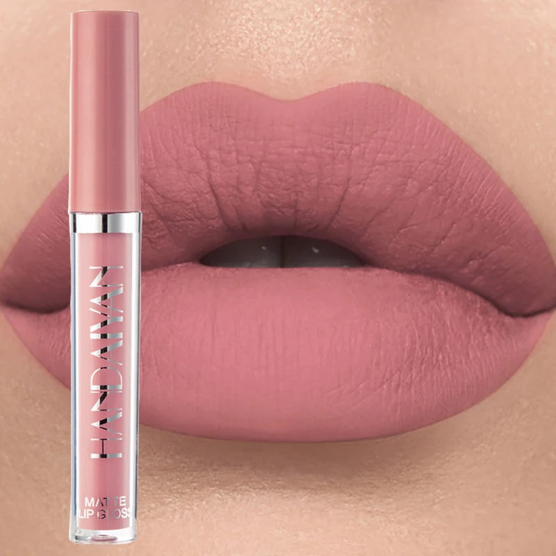 Longlasting Matte Lip Gloss - Waterproof Liquid Lipstick with Vibrant Colors