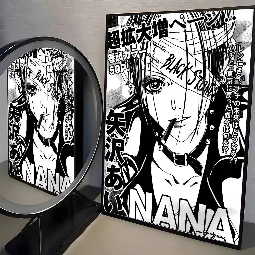 Anime Poster Wall Art Canvas - Japan N-NANA HD Print for Living Room Decor