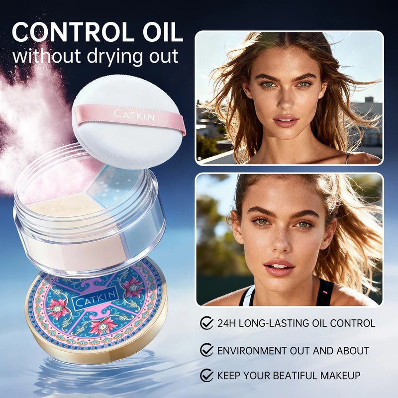 Loose Setting Powder for Oil Control & Poreless Finish - Suitable for All Skin Tones