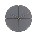 Modern Wooden Wall Clock 28cm Silent Quartz Timepiece for Living Room & Bedroom
