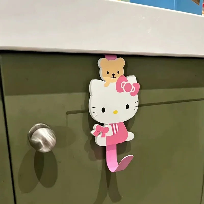 Over-the-Door Hook No Drill Hanging Hanger Heavy Load Organizer Cartoon Design