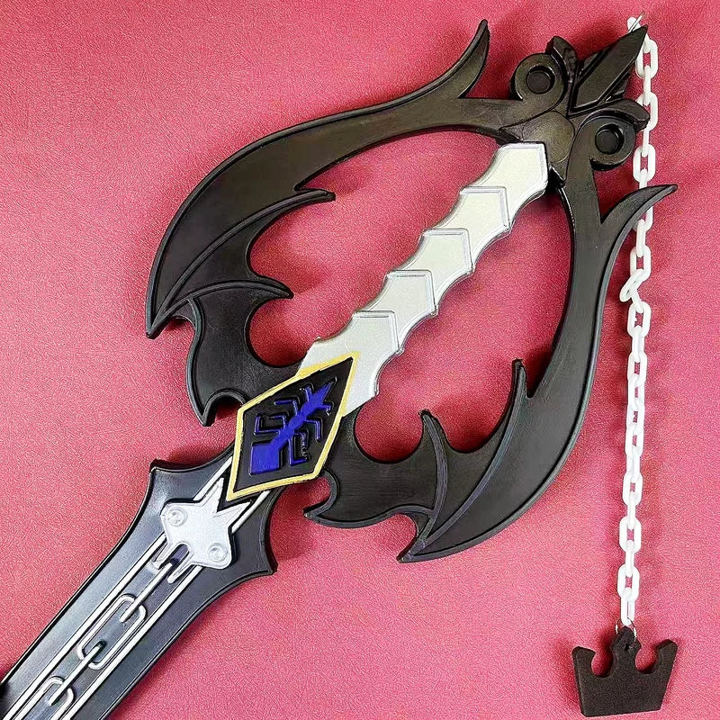 33 Inch Anime Cosplay Keyblade Katana Sword with Multiple Colors - Samurai Prop & Collectible Weapon
