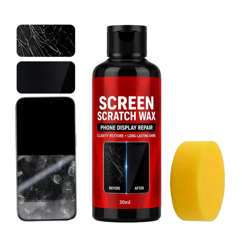 Screen Scratch Remover for Smartwatch, Phone & Monitor - Clear Restoration