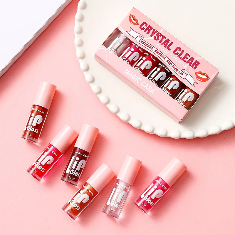 Lip Oil Set - Hydrating, Plumping, Long-Lasting Moisture, Makeup Base