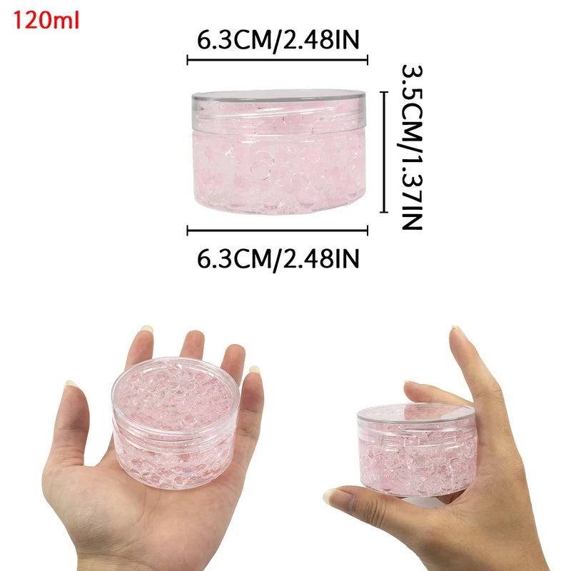 120ml Clear Beads Crunchy Slime Kit - Soft, Stretchy, Non-Sticky Crystal Sludge for Party Favors