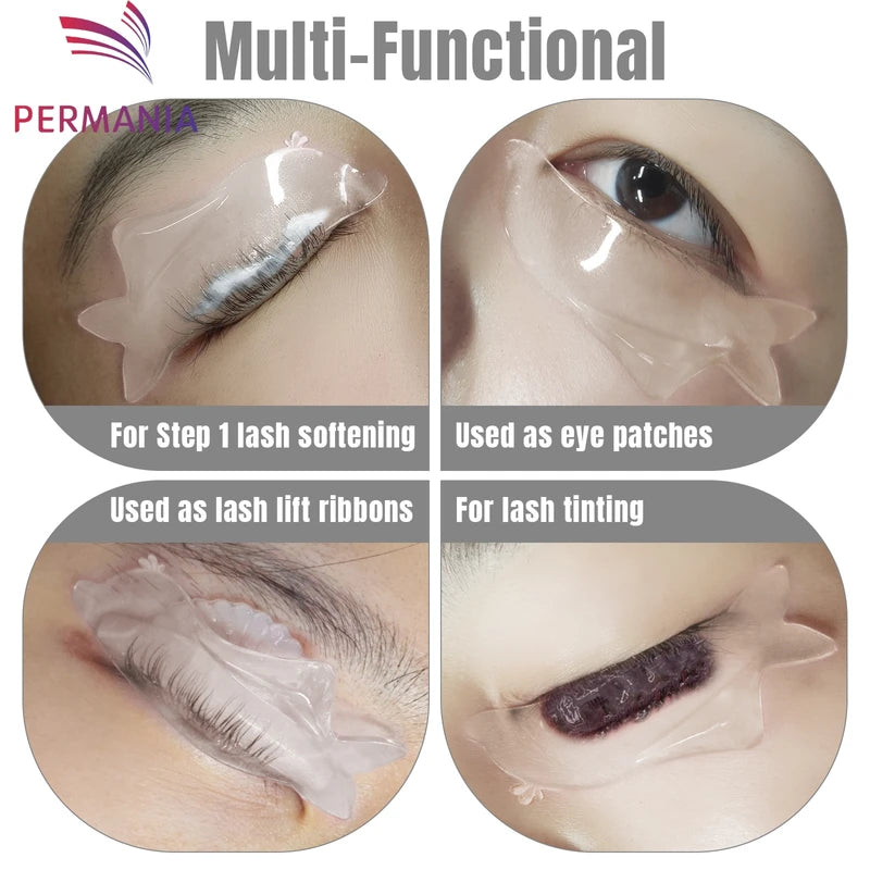 Silicone Eyelash Perm Rod Shields for Lash Lift & Curling - Multiple Colors