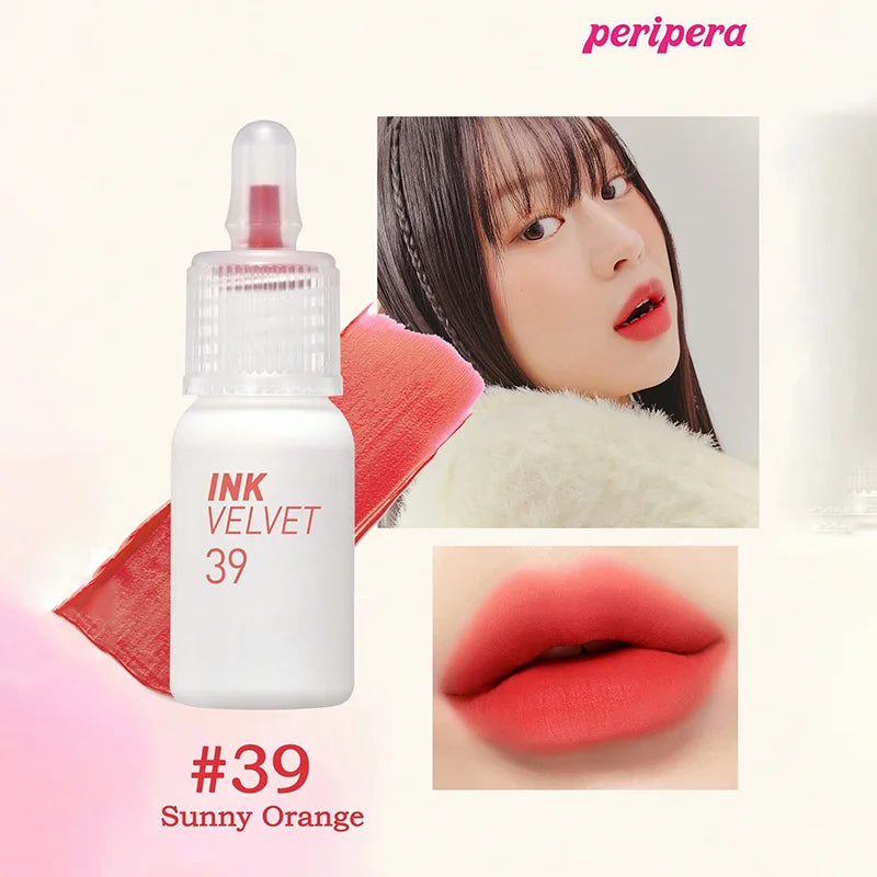 K-Beauty Ink Velvet Lipstick - High Pigment, Long Lasting, Velvet Matte