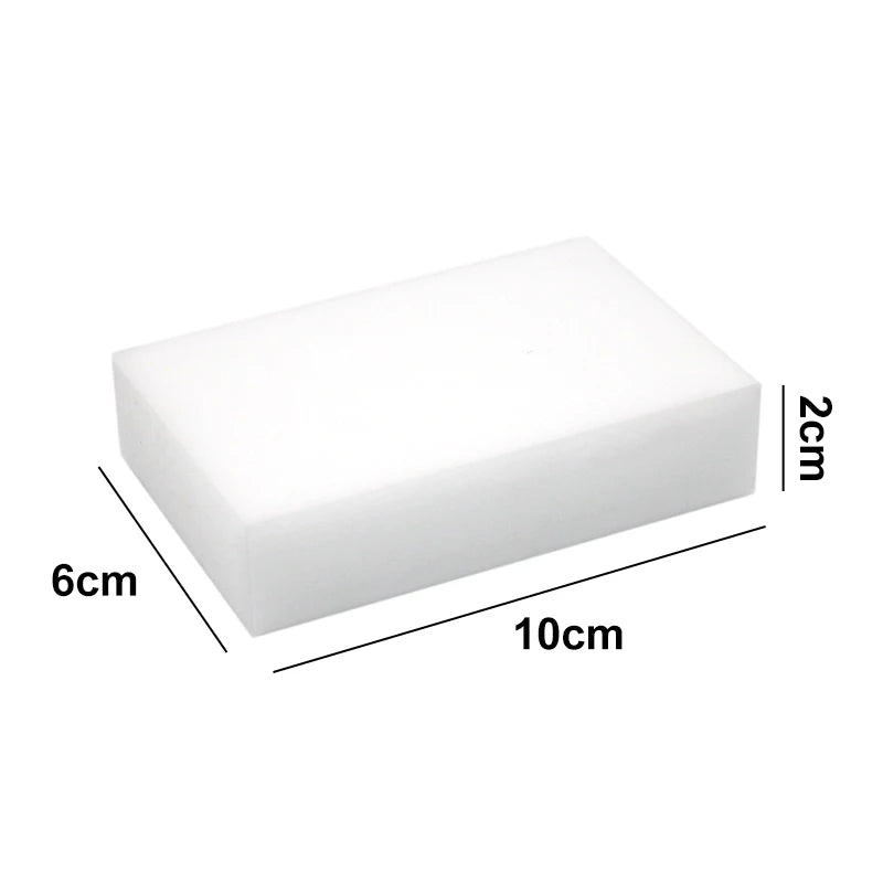 Multi-Use Magic Sponge Eraser - White Melamine Cleaning Tool for Kitchen Bathroom Office