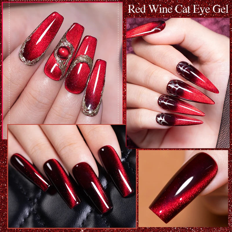Magnetic Gel Nail Polish 7.5ML Semi-Permanent UV Soak Off Nail Art Varnish