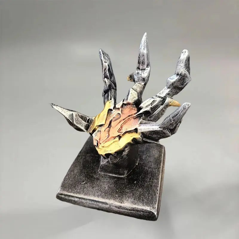 Resin Crystal Hand Decorative Figurines for Home & Halloween
