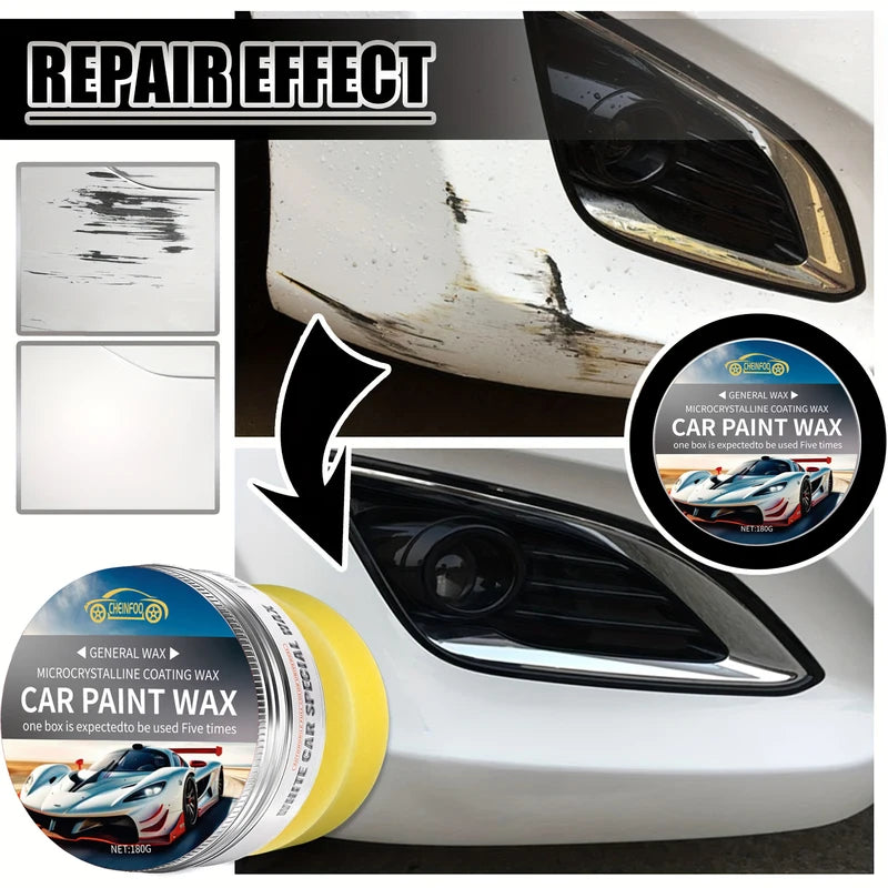 Car Coating Wax Polish for All Colors - Crystal Wax Repair & Protection