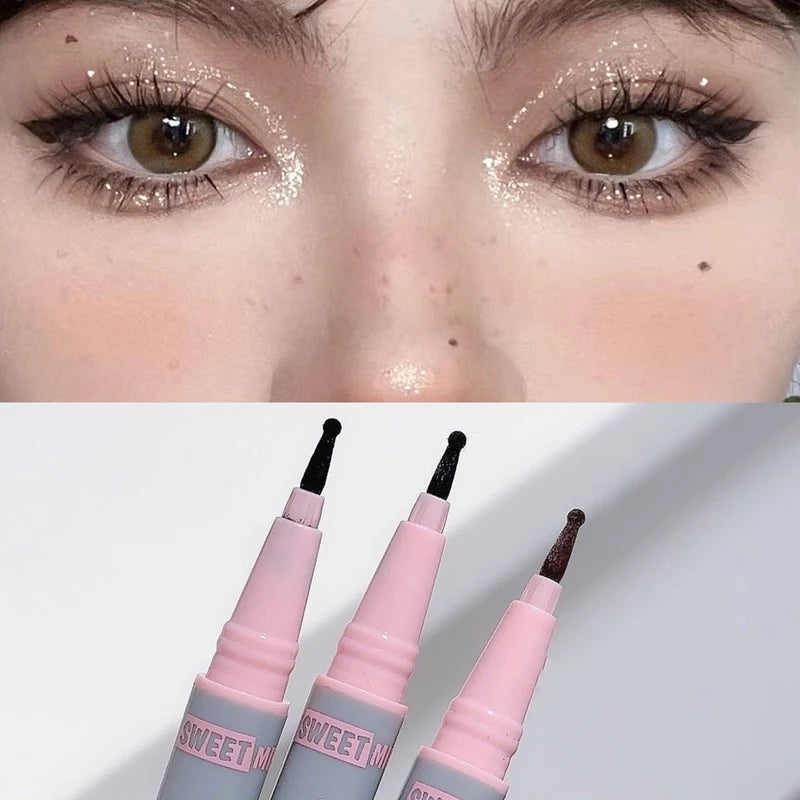 Natural Fake Freckle Makeup Pen Liquid Spot Pen Waterproof Face Dot Mole Tool