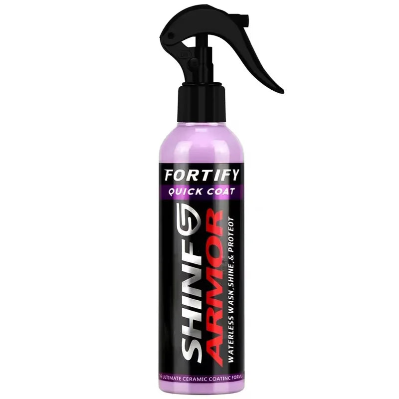 Waterless Ceramic Car Wax Spray - Hydrophobic Coating & Polish for Vehicles