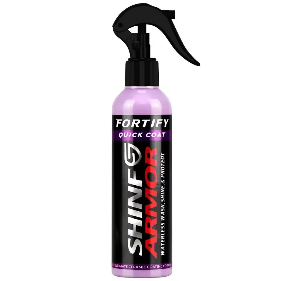 Waterless Ceramic Car Wax Spray - Hydrophobic Coating & Polish for Vehicles