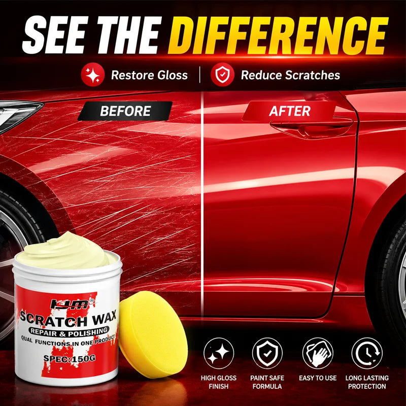150G Auto Body Scratch Remover Car Paint Repair Wax Polishing Paste Gloss Restorer