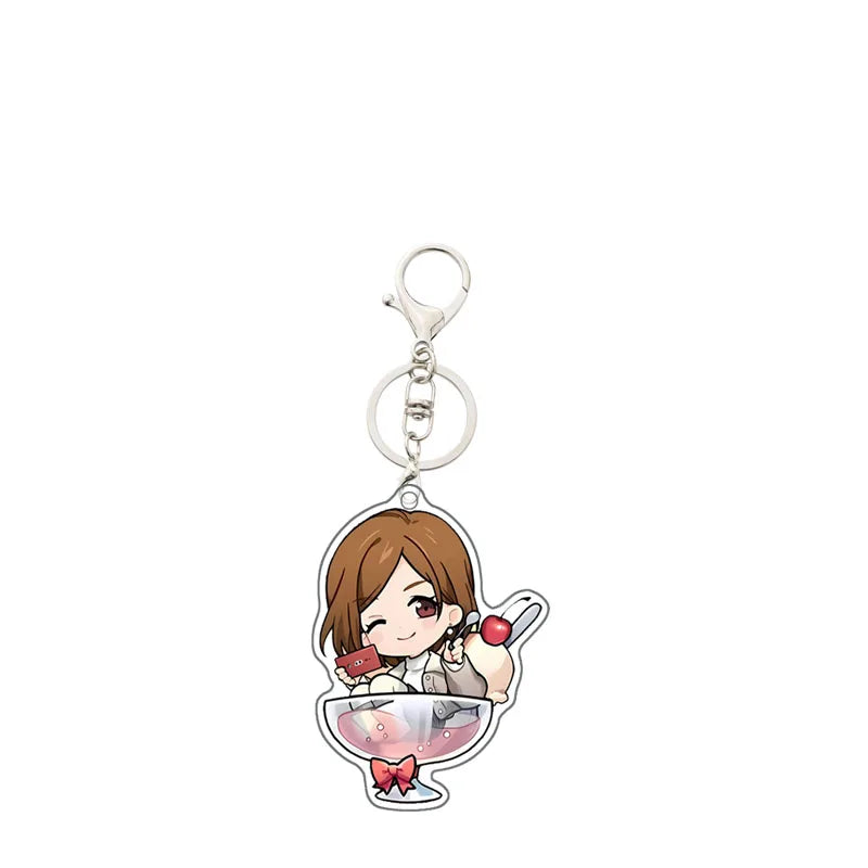 Anime Pendant Keychain Jujutsu Kaisen Fushiguro Megumi Nanami Kento Kugisaki Nobara Gojo Satoru