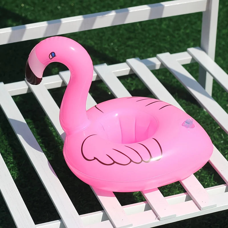 Inflatable Drink Holders Pack - Floating Beverage Caddies for Pool Parties, 4/8/12 Pieces