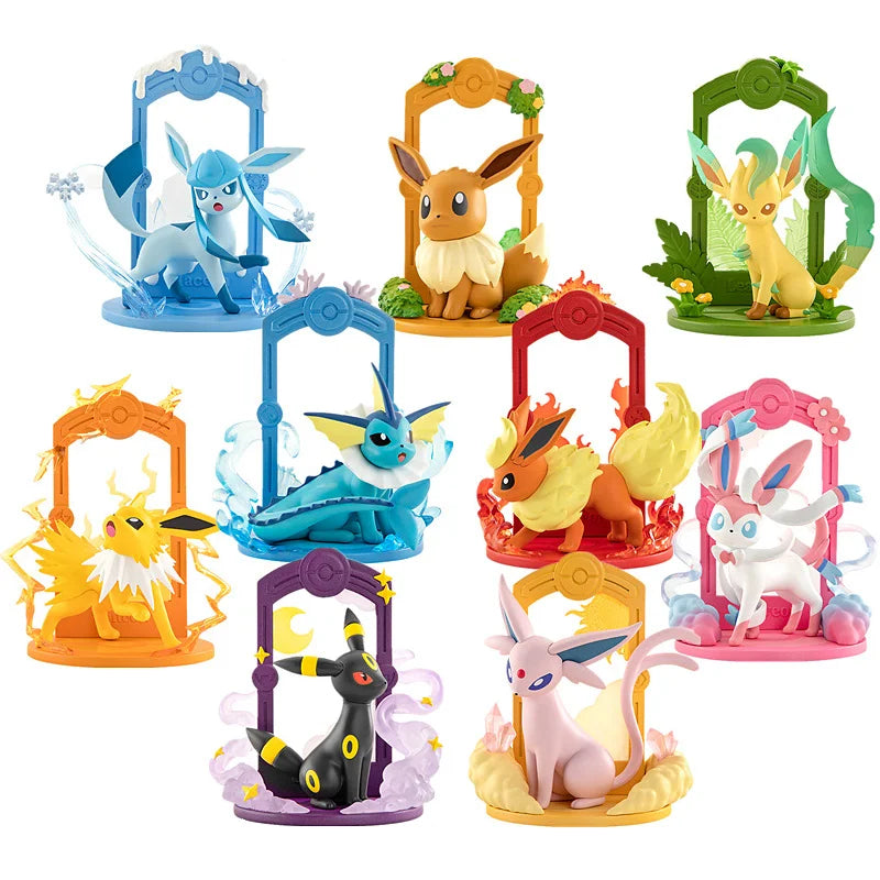 Pokemon Eeveelution Action Figure Set - Collectible PVC Toy Gift for Kids