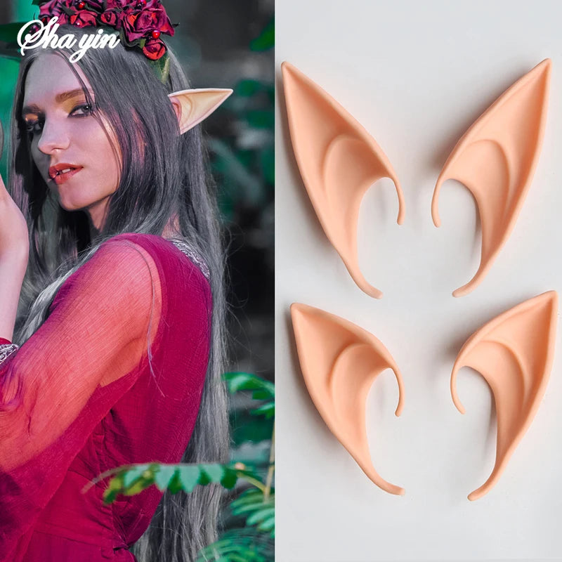 Elf Ears Costume Props for Halloween Cosplay Masquerade Party – Multiple Colors
