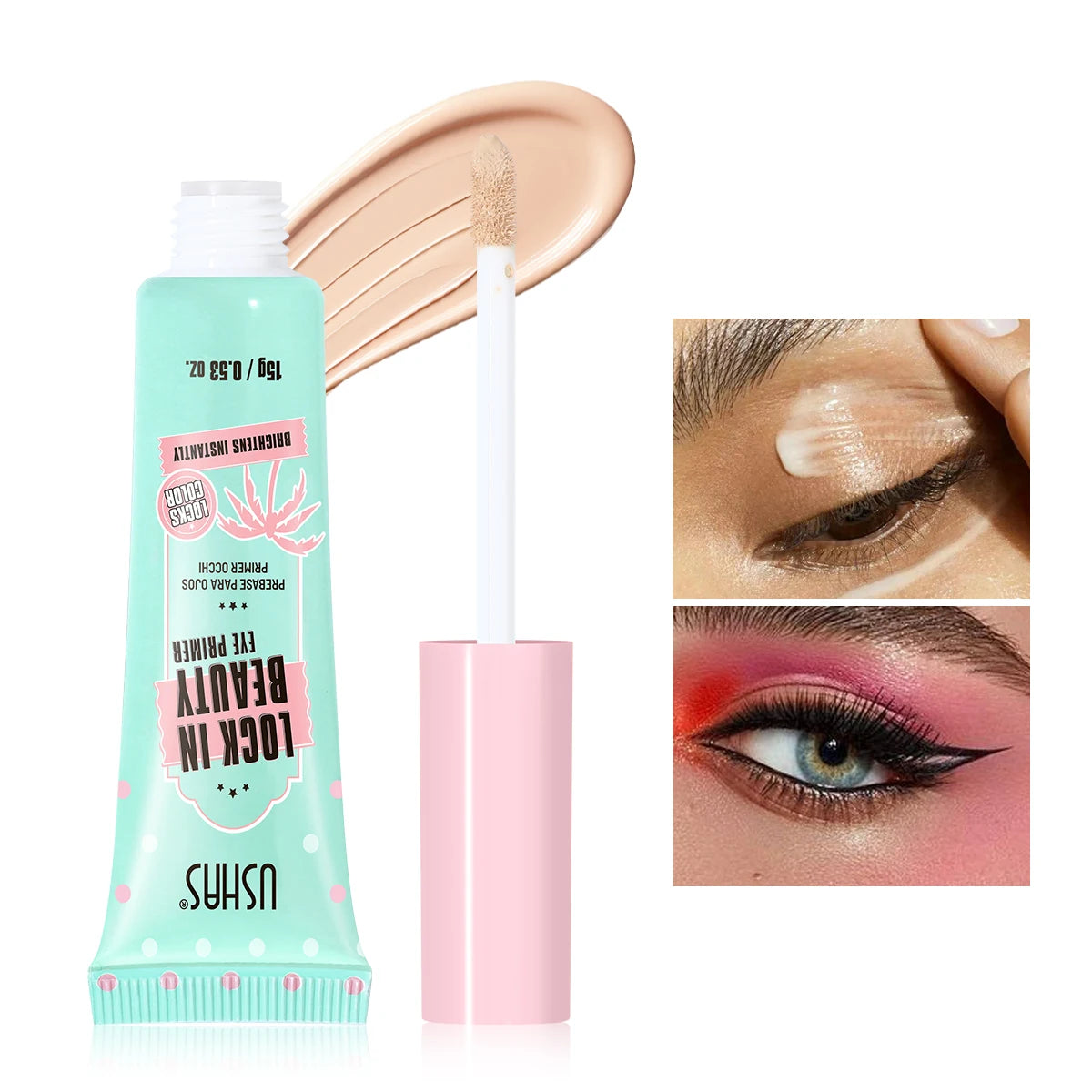 Eye Primer Long-Lasting Makeup Base Modifies Skin Tone Enhances Eye Color