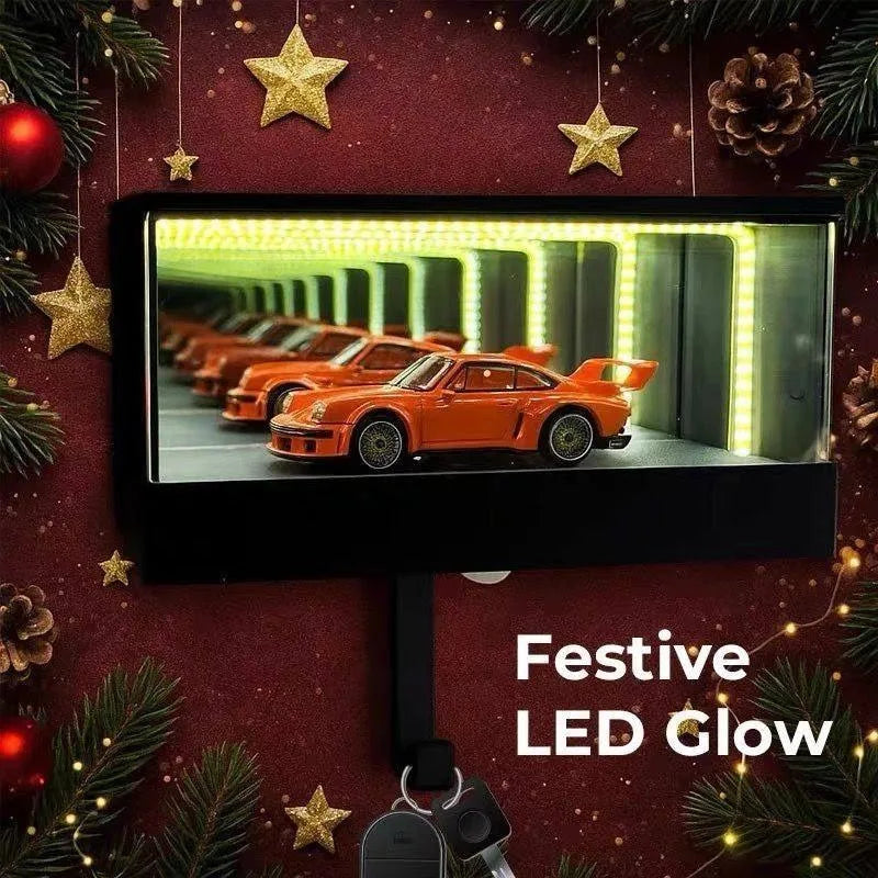 Illuminated Infinity Garage Keychain Car Hook - Home & Office Use