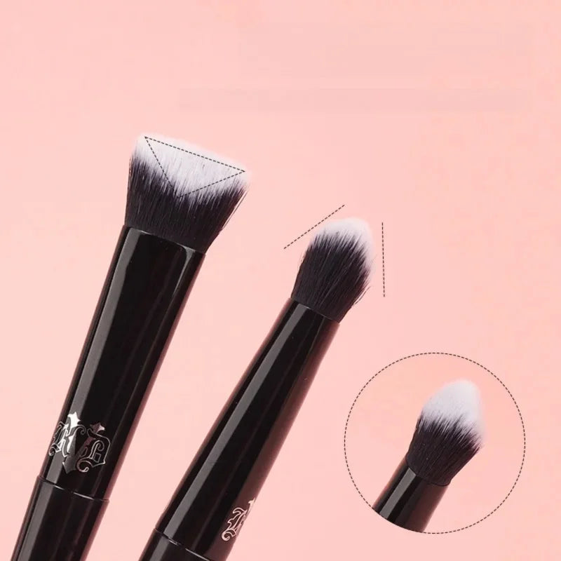 Makeup Brush Set - Soft Fiber Eye Shadow, Foundation, Blush, Concealer, Elegant Black Handle